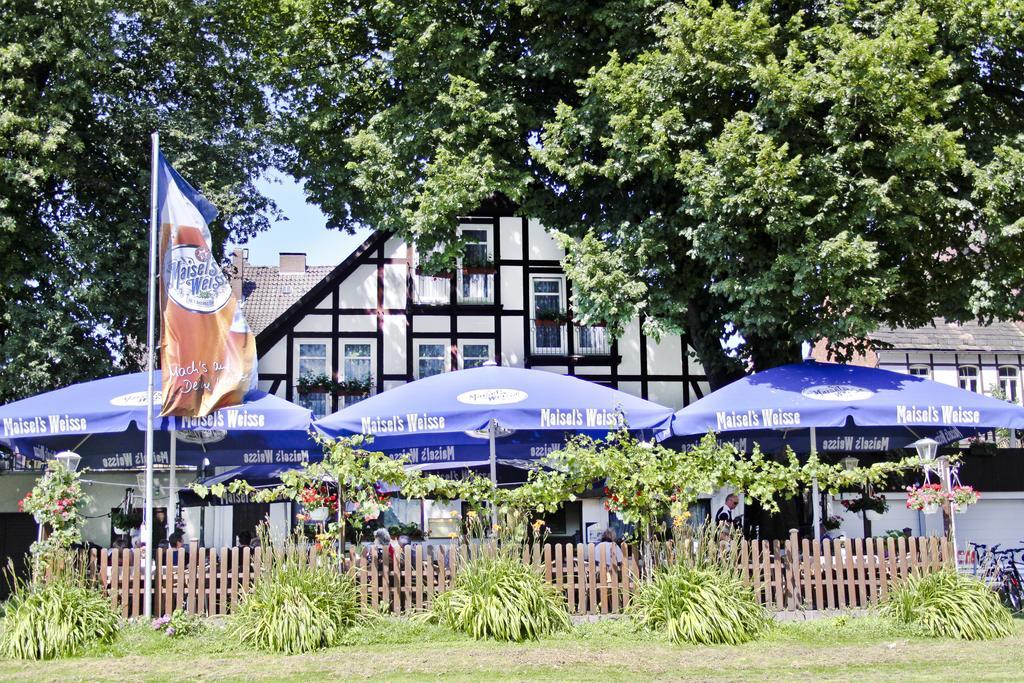 Hotel Weserstuben Bodenwerder Esterno foto